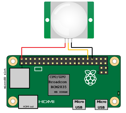 PIR Sensor Wiring