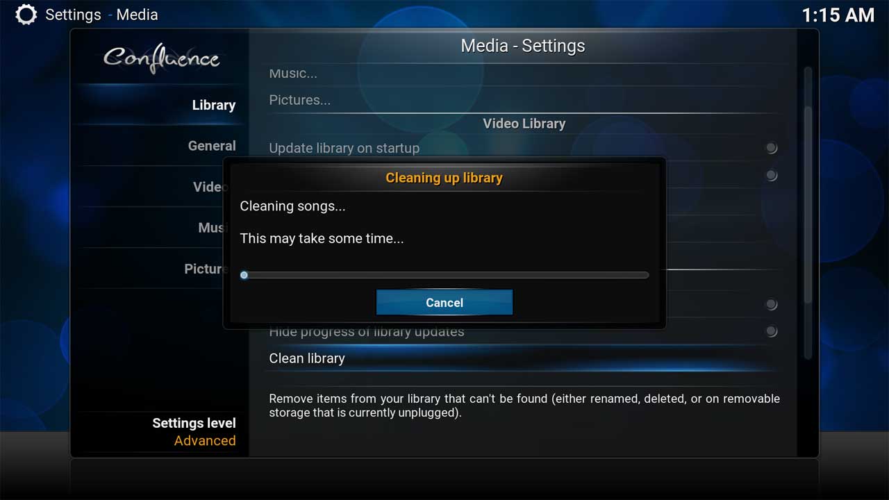 Clean Music Library Progress