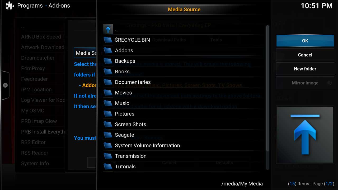 PRB Install All Media Source Browse2